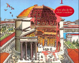 enêtre sur la Rome antique dispose de rabats à soulever, doc à doc les Romains est un tout petit livre dont les commentaires sont écrits dans un vocubulaire simple et abordable.