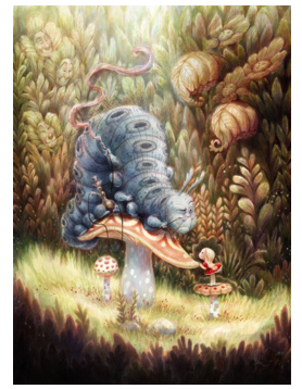 Alice au pays des merveilles : Un visuel présenté chez ArtLudik