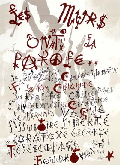 Écrire avec des anonymes : l'alphabet de Jacques Villeglé