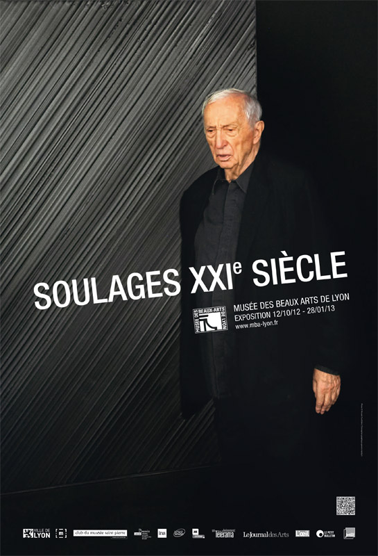 Pierre Soulages : XXI siècle à Lyon - Exposition Soulages