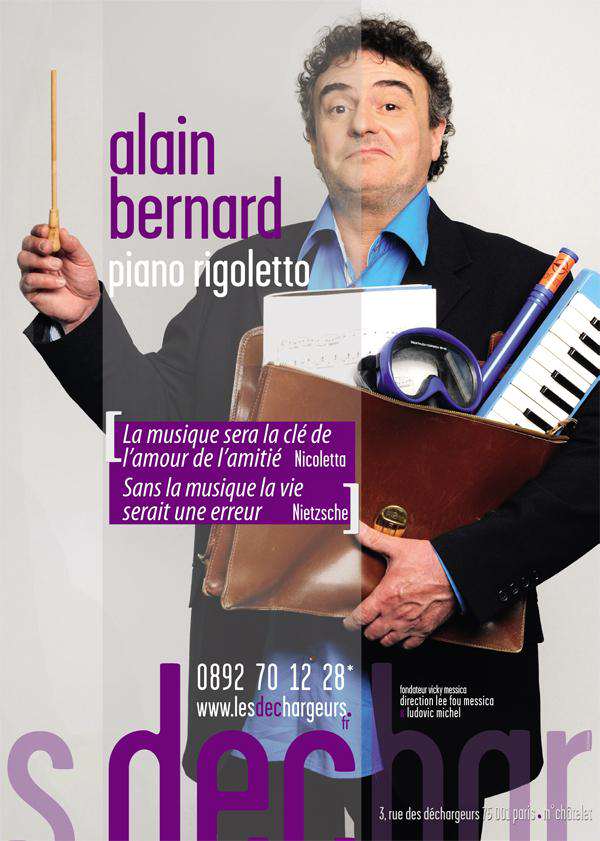 Alain Bernard - théâtre les déchargeur