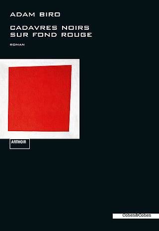 Cadavres noirs sur fond rouge