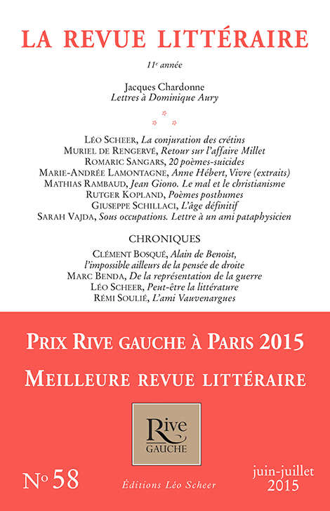 La revue littéraire