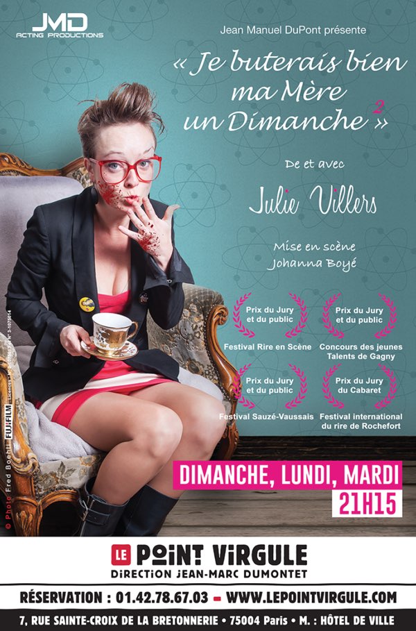 Julie Villers - Spectacle Point Virgule