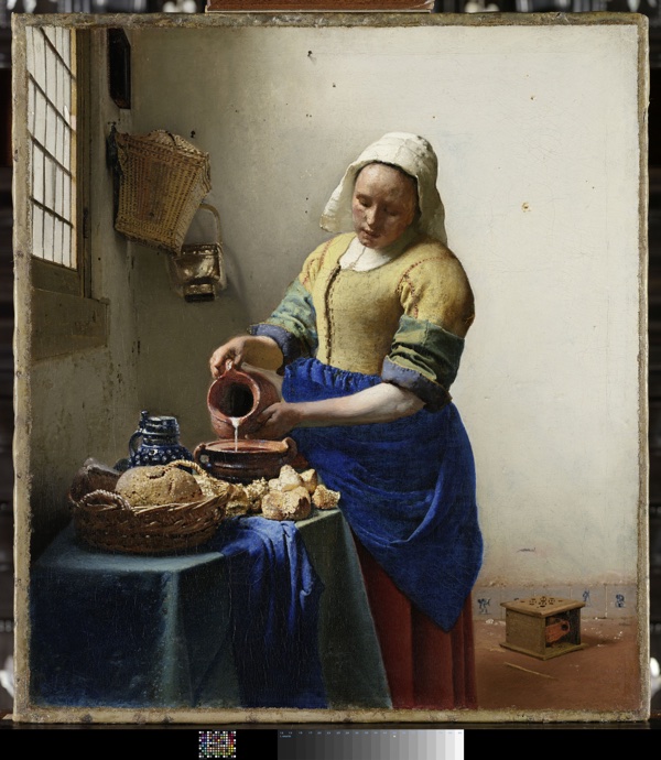 20_Johannes Vermeer, La Laitière, vers 1658-1659. Huile sur toile. 45,5 x 41 cm. Amsterdam, Rijksmuseum © Amsterdam, The Rijksmuseum