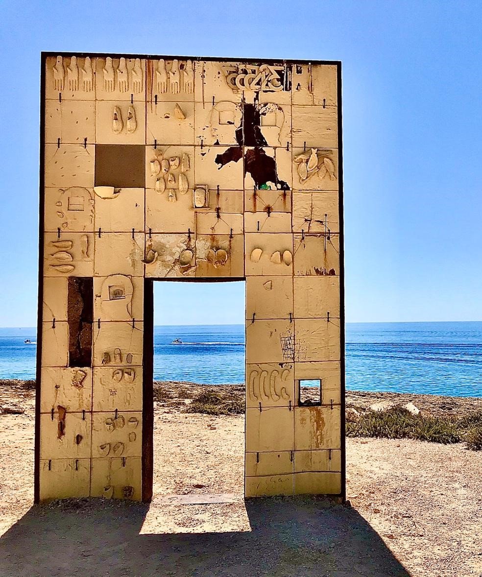 La "porte de l'Europe" à Lampedusa (© Mattia Moretti)
